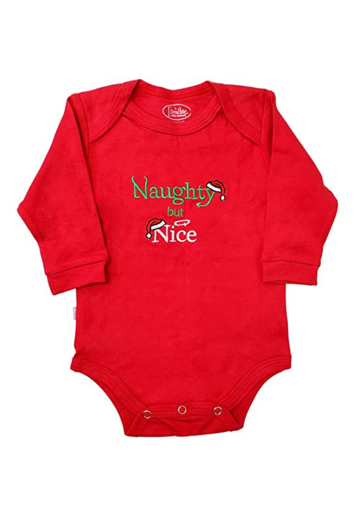 Naughty But Nice Christmas Bodysuit frenchieminic